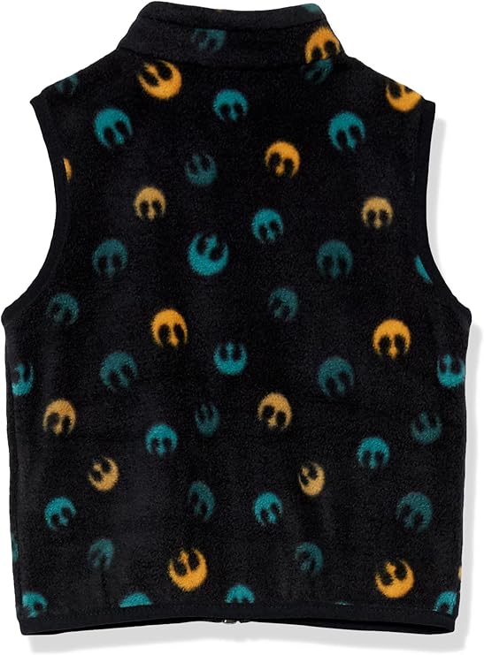FunnyFaces – Gilet Bambino in Poliestere Morbido con Stampa Cartoon | Giacca Leggera Senza Maniche