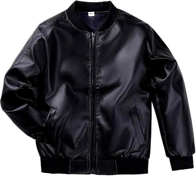 ActiveRider – Giubbotto Ecopelle Bambino Stile Biker