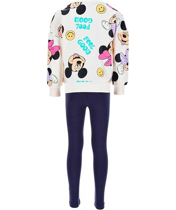 SweetBow – Completo Bimba 2 Pezzi Felpa e Leggings Coordinati | Outfit Casual Sportivo Leggero