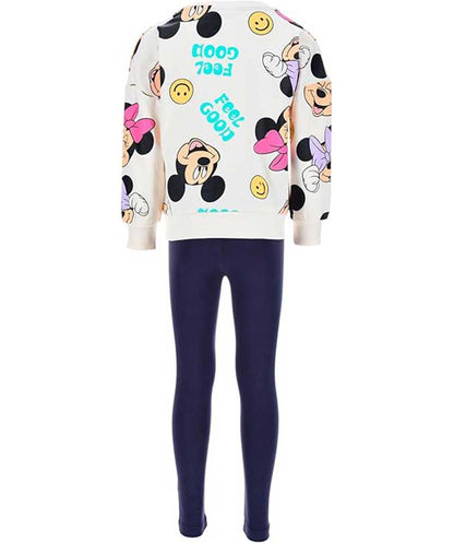 SweetBow – Completo Bimba 2 Pezzi Felpa e Leggings Coordinati | Outfit Casual Sportivo Leggero