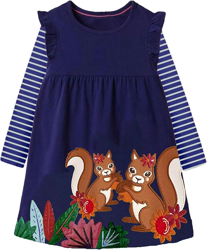 StripeDress è il vestitino ideale per portare colore, fantasia e allegria nel guardaroba delle bambine!